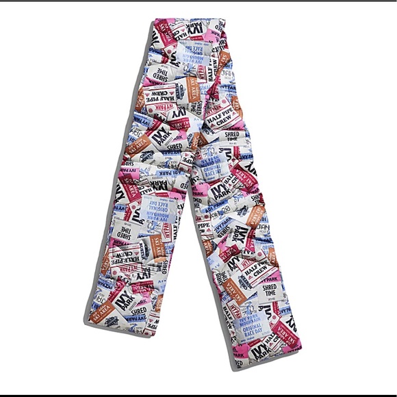 Adidas Ivy Park Ski Tag All Over Print Padded Scarf H21221 - Picture 1 of 1
